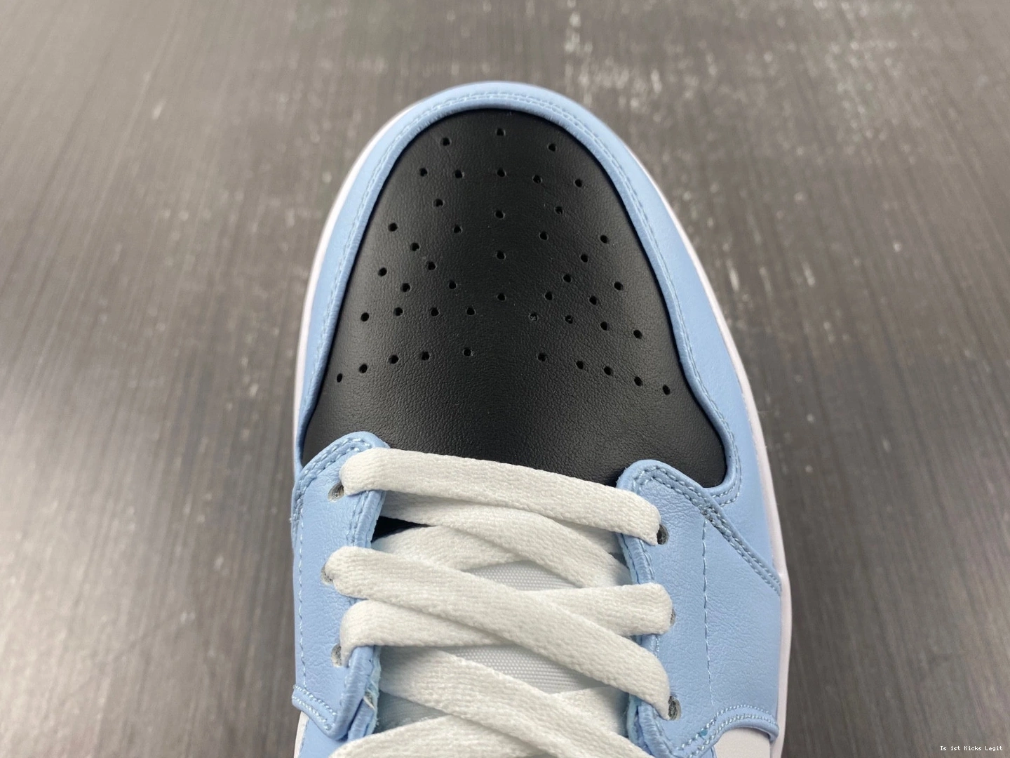 Blue 555112-401 Mid Air Jordan 1 GS Ice 0513